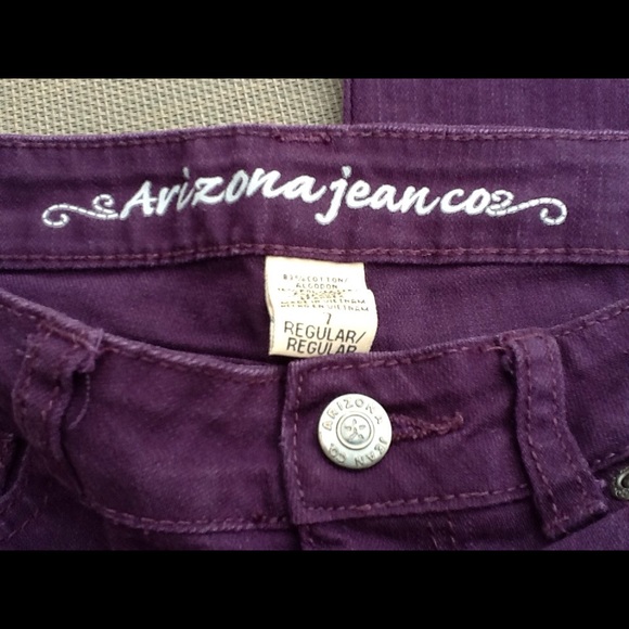 Girls Arizona eggplant jeans - Picture 5 of 6